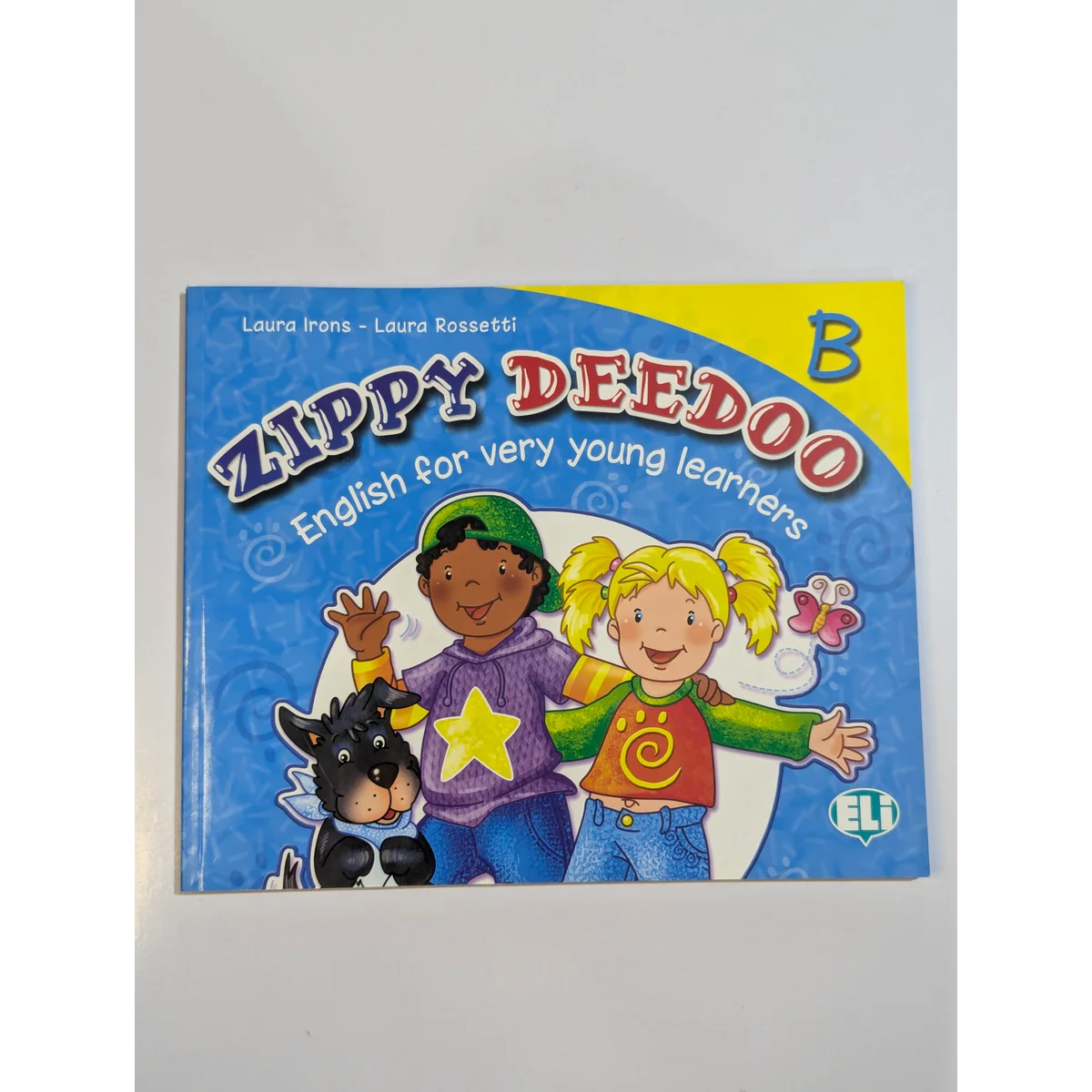 Children's book titled 'Happy Deedoo' on a white background