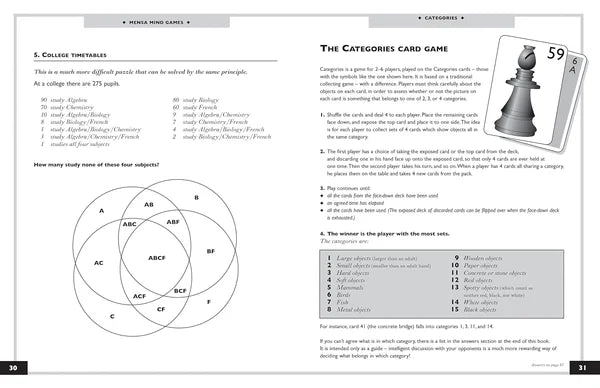 Educational book page with Venn diagram and text on a white background